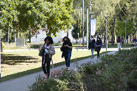 Rentrée universitaire sur le campus d'Illkirch, mercredi 2 septembre - Photos : Catherine Schröder/Université de Strasbourg